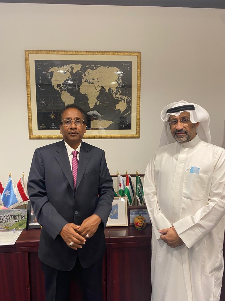 لقاء سعادة السفير مع المدير الإقليمي للدول العربية في الصندوق الكويتي للتنمية الإقتصادية العربية.